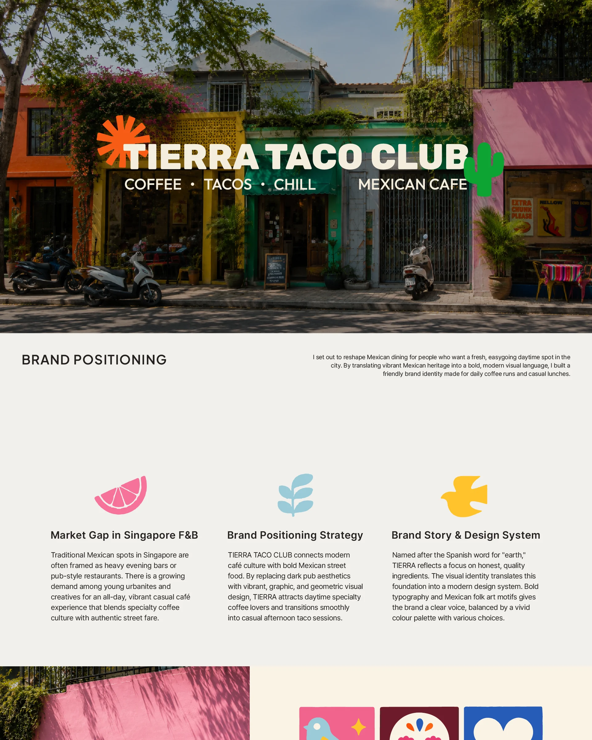 Tierra Taco Club brand identity case study