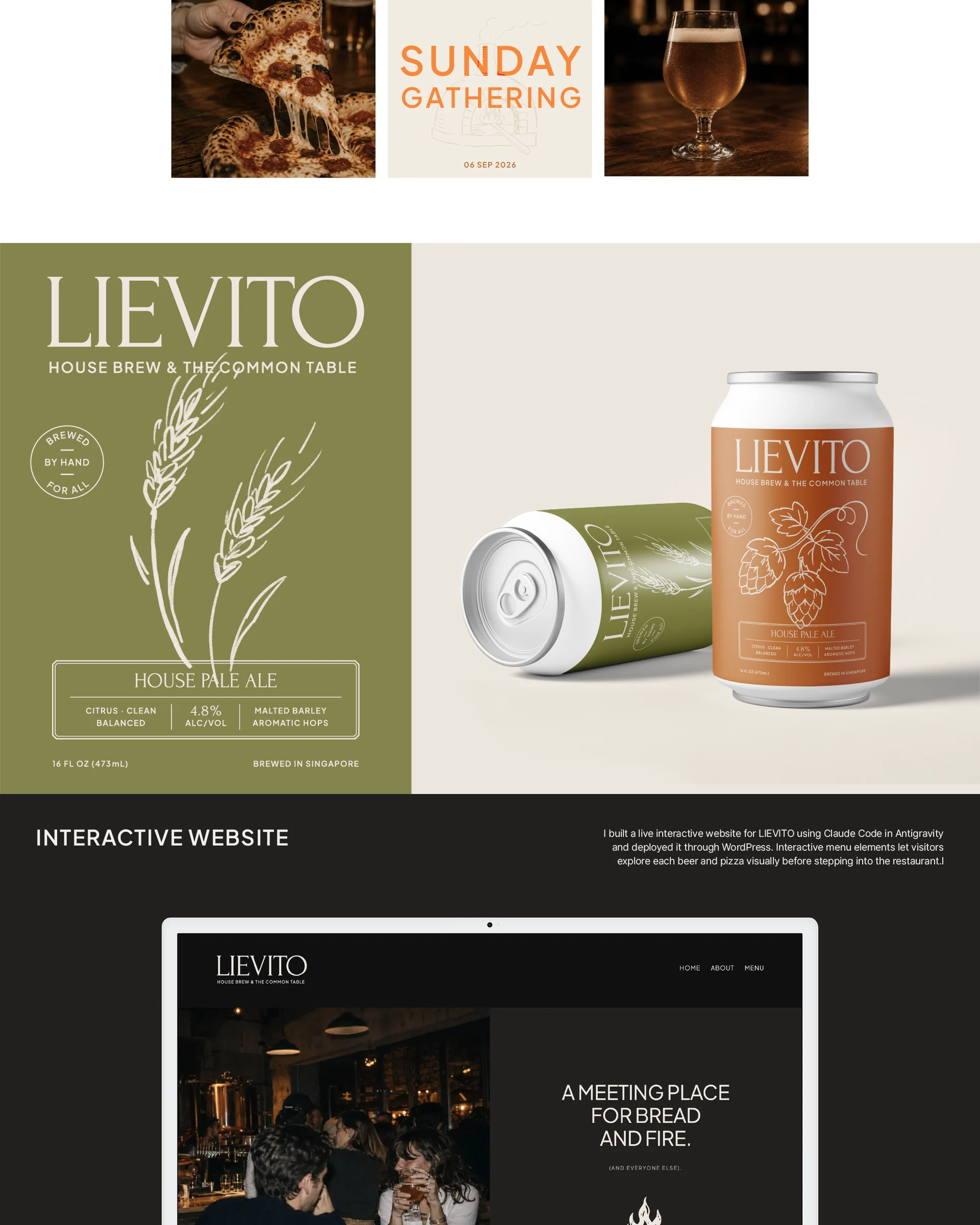 LIEVITO brand identity case study