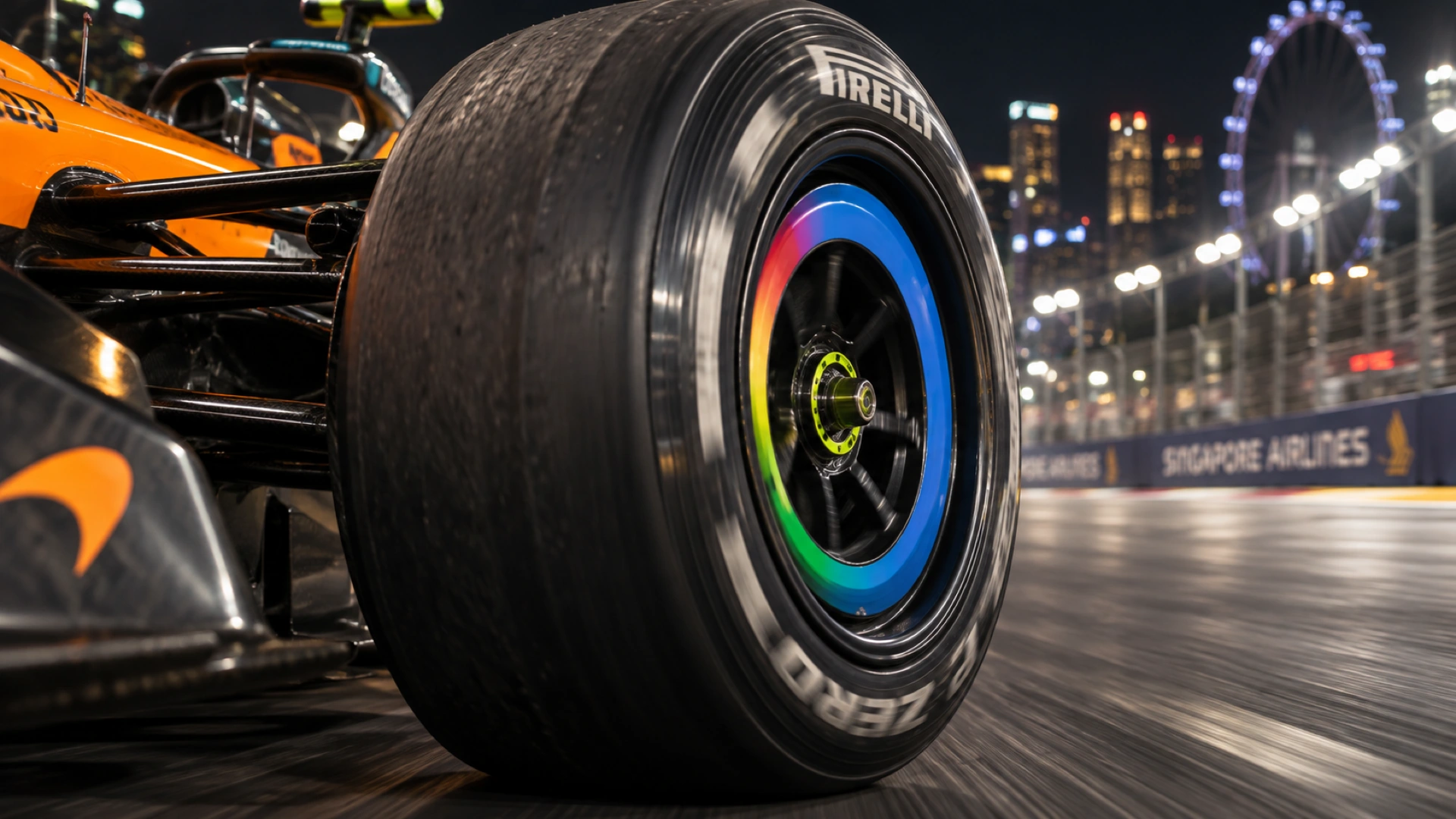 Racing wheel detail