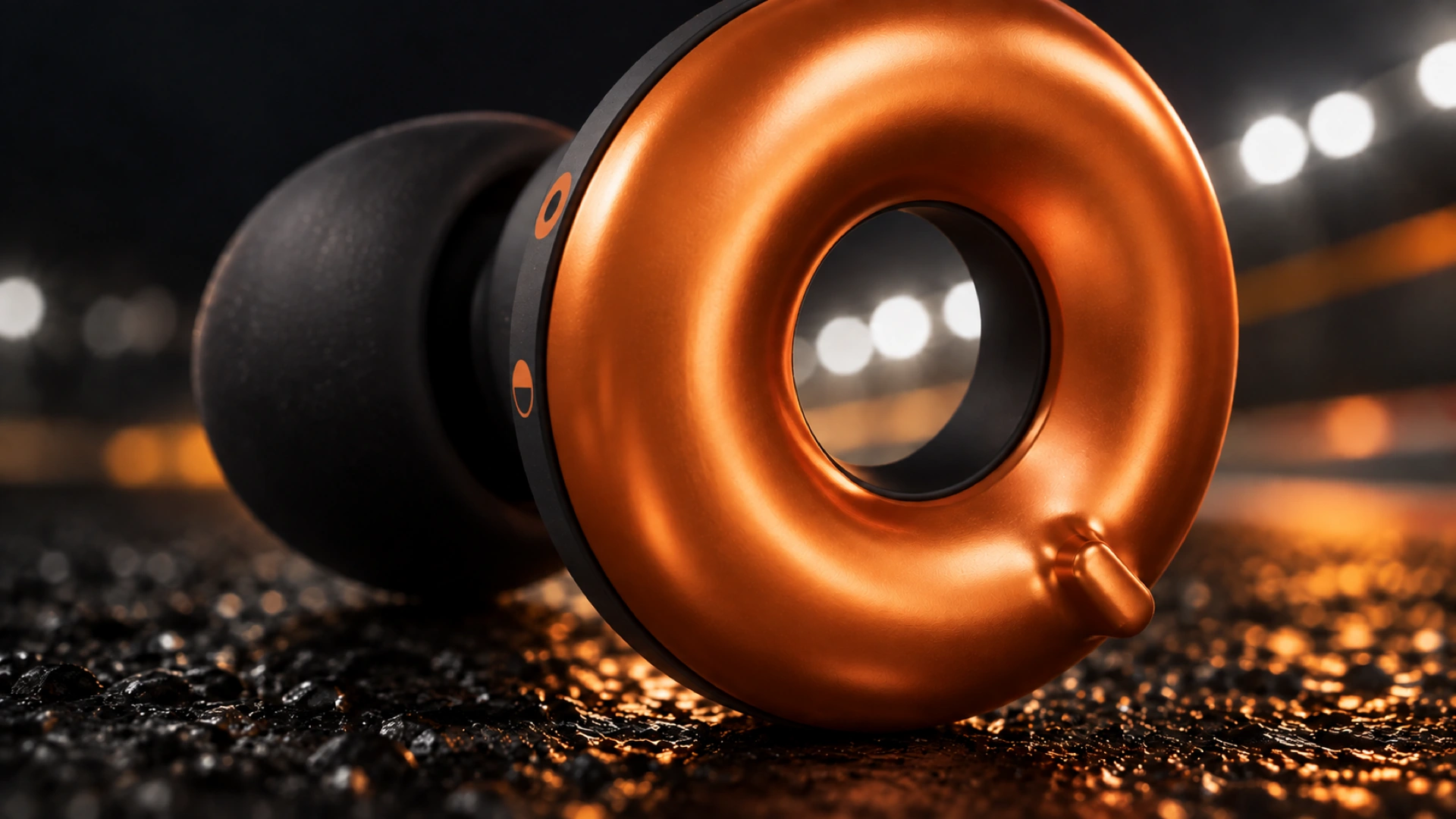 Loop earplug ring detail